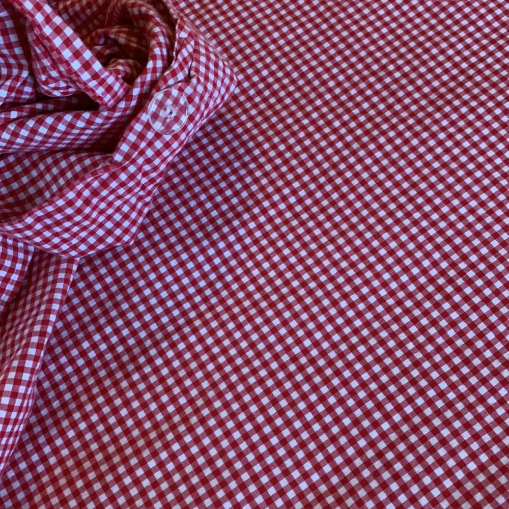 Pottery barn Red Checkered duvet cover